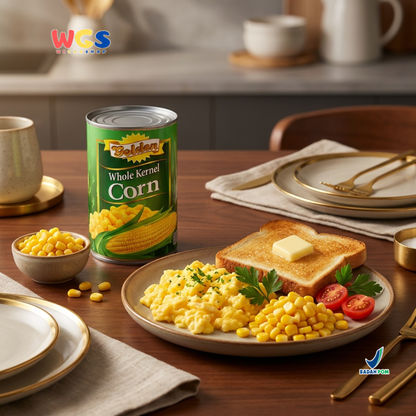 Golden Whole Kernel Corn 425g - Premium Thai Canned Corn