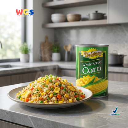 Golden Whole Kernel Corn 425g - Premium Thai Canned Corn