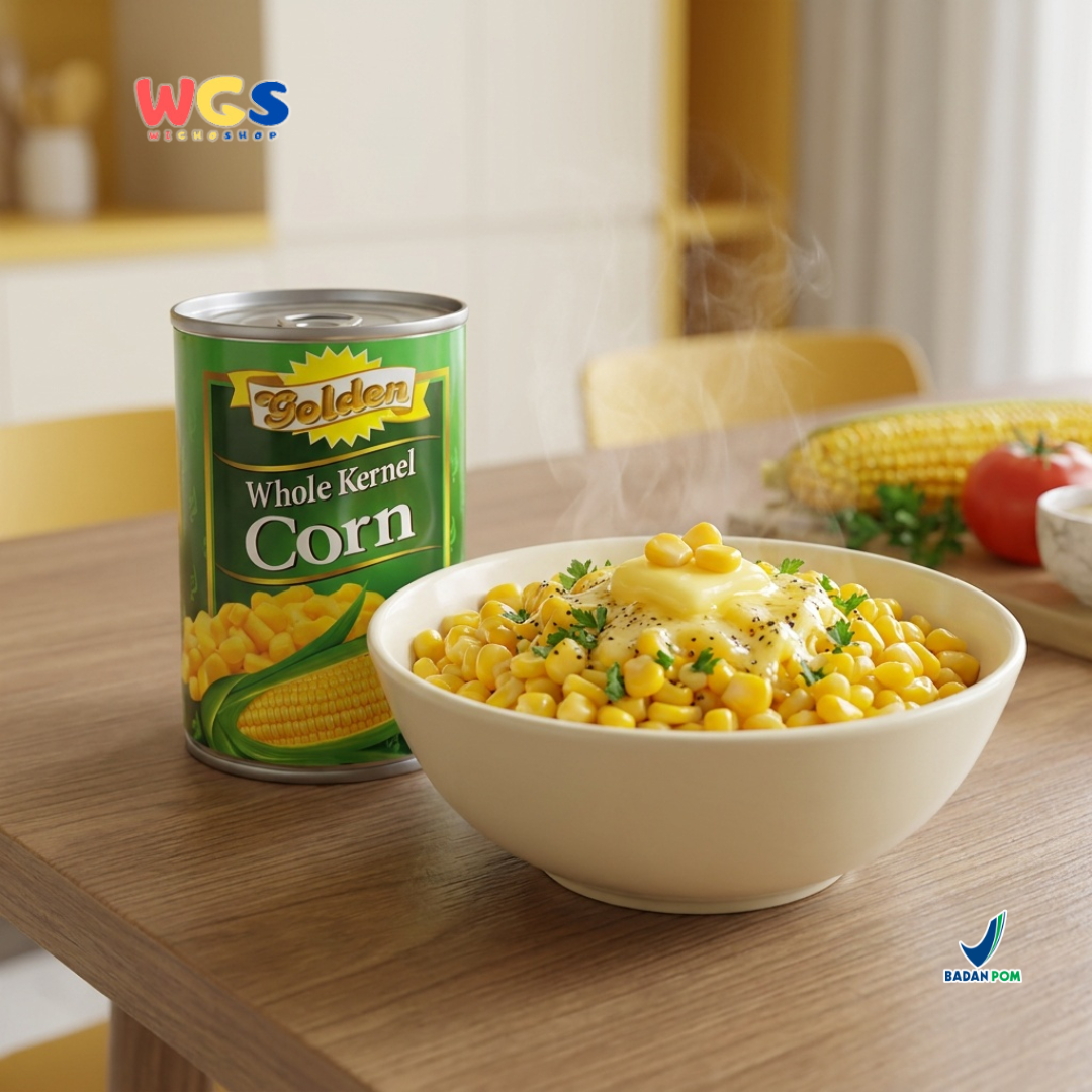 Golden Whole Kernel Corn 425g - Premium Thai Canned Corn