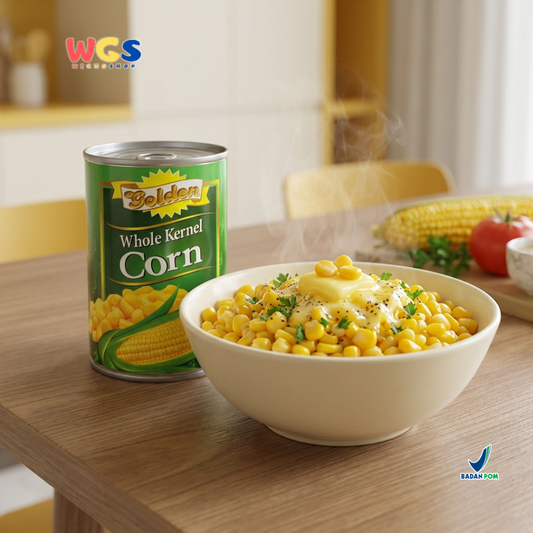 Golden Whole Kernel Corn 425g - Premium Thai Canned Corn