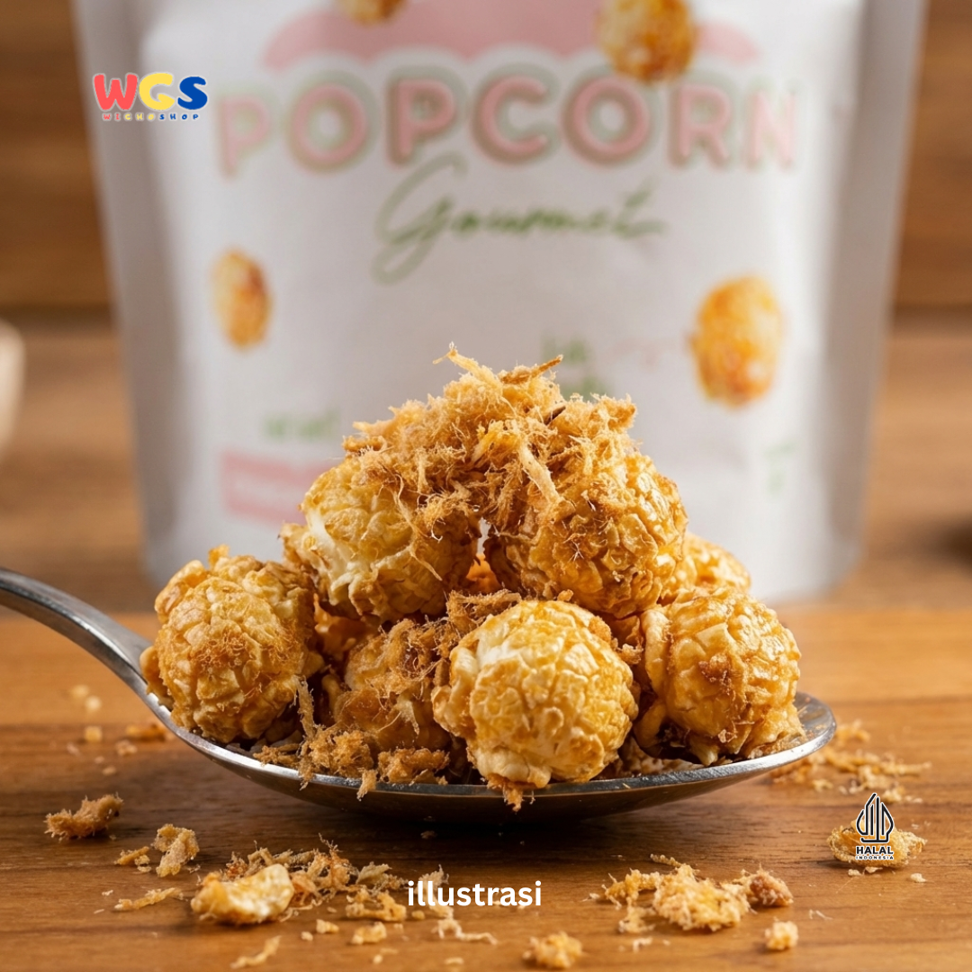 Grandville Popcorn Gourmet Crunchy Floss 50g - Popcorn Manis Snack Jagung Premium