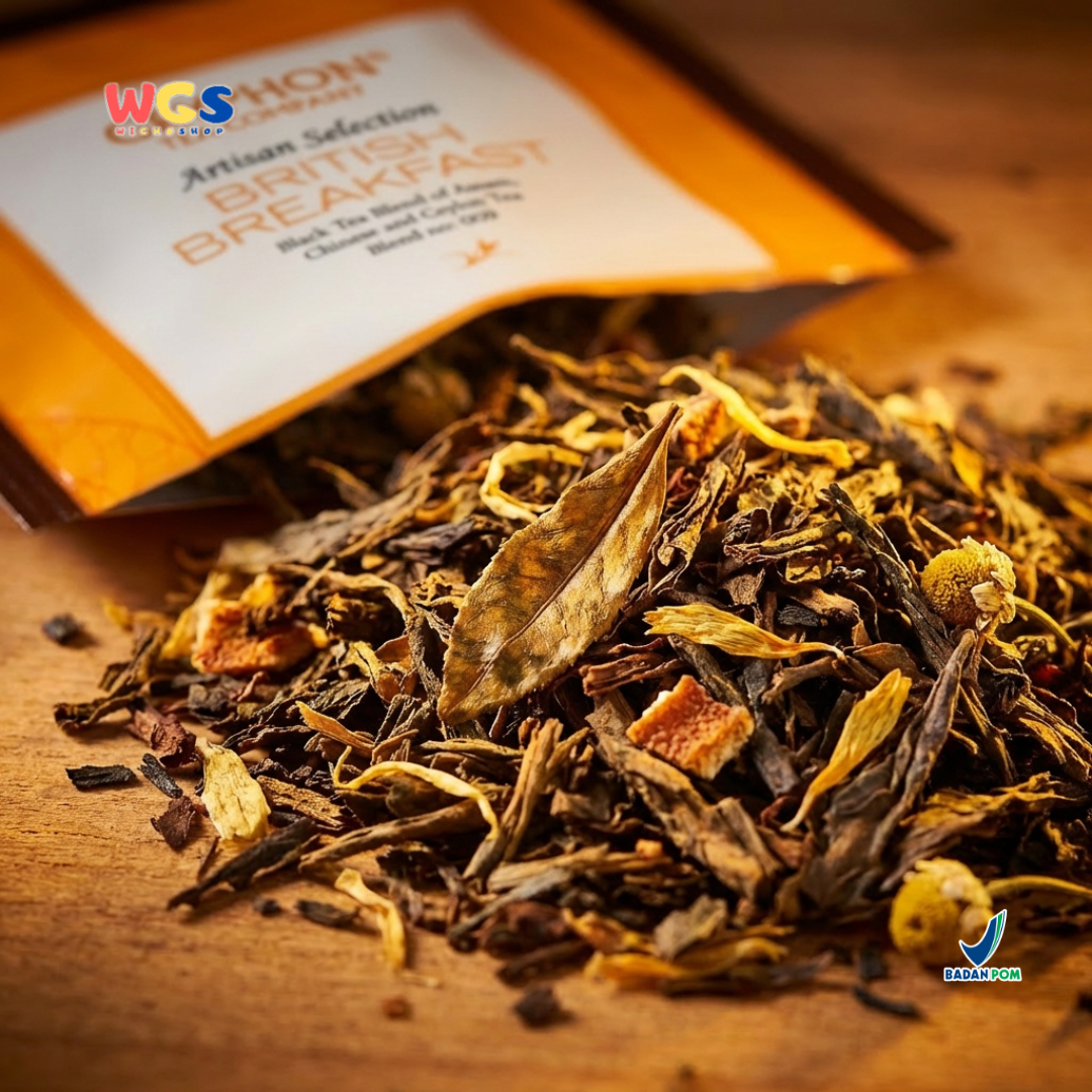 Gryphon British Breakfast Artisan Selection - Teh Hitam Assam, Ceylon & Chinese Tea Blend