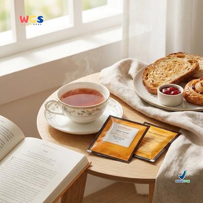 Gryphon British Breakfast Artisan Selection - Teh Hitam Assam, Ceylon & Chinese Tea Blend