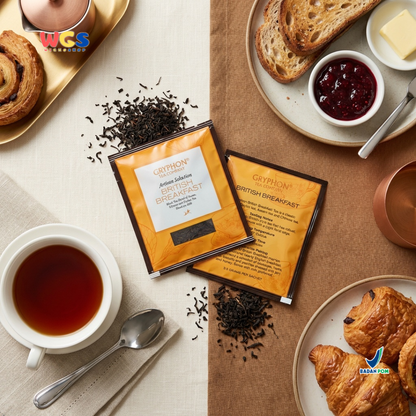 Gryphon British Breakfast Artisan Selection - Teh Hitam Assam, Ceylon & Chinese Tea Blend
