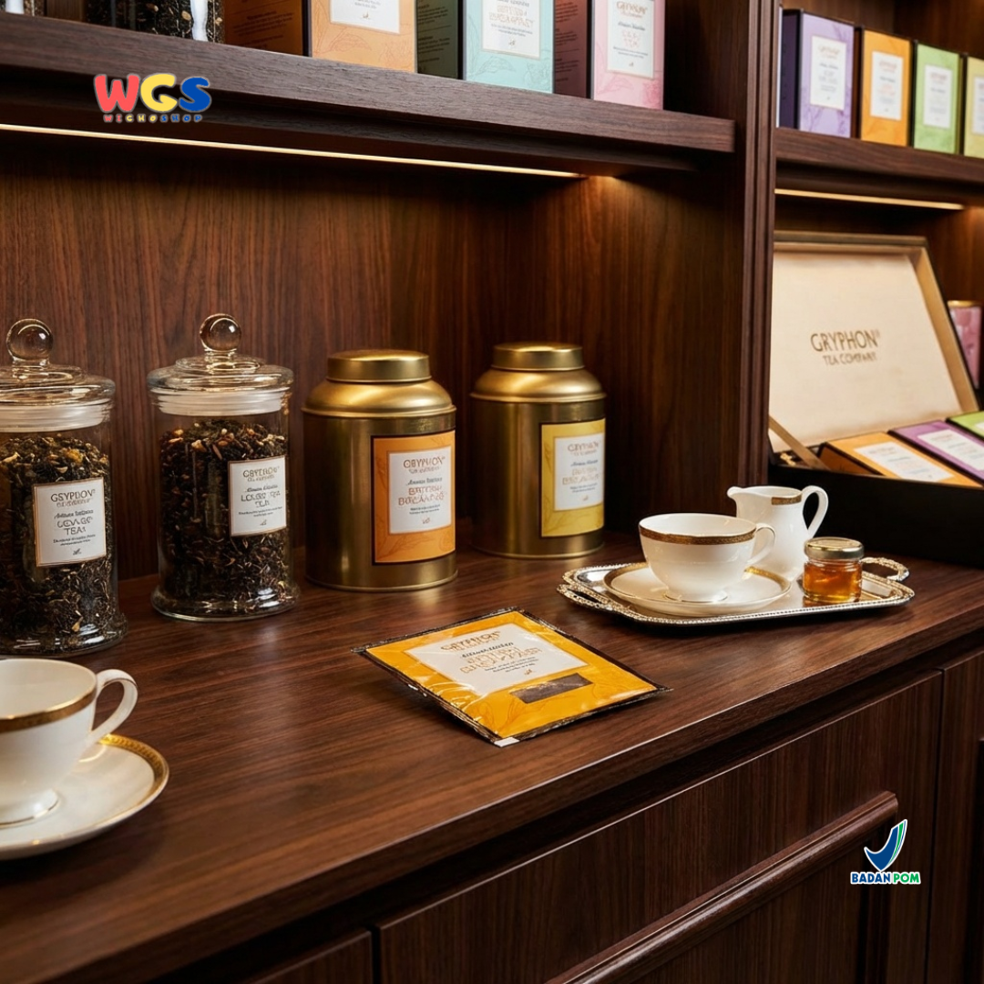 Gryphon British Breakfast Artisan Selection - Teh Hitam Assam, Ceylon & Chinese Tea Blend