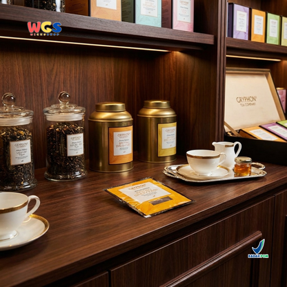 Gryphon British Breakfast Artisan Selection - Teh Hitam Assam, Ceylon & Chinese Tea Blend