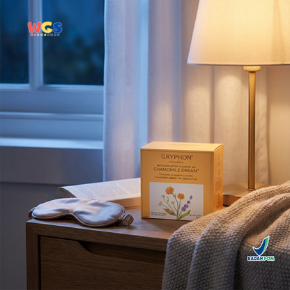 Gryphon Chamomile Dream Herbal Tea 25g (10 Sachet) – Teh Herbal Chamomile Caffeine Free