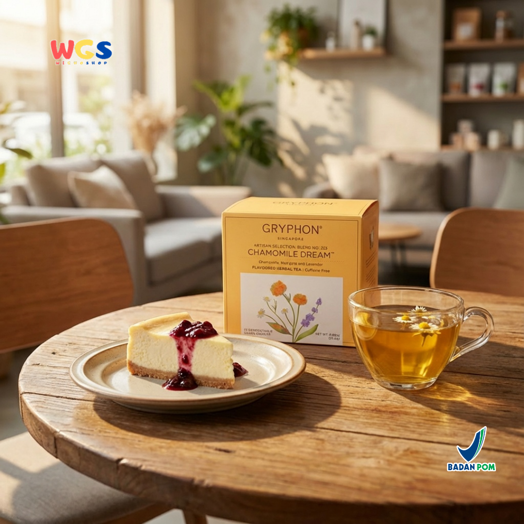 Gryphon Chamomile Dream Herbal Tea 25g (10 Sachet) – Teh Herbal Chamomile Caffeine Free