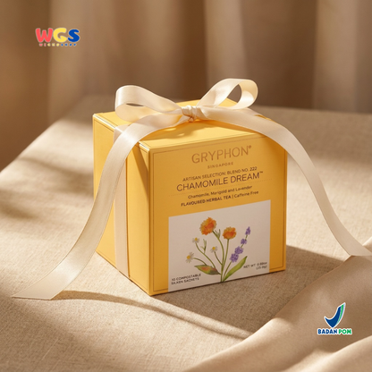 Gryphon Chamomile Dream Herbal Tea 25g (10 Sachet) – Teh Herbal Chamomile Caffeine Free
