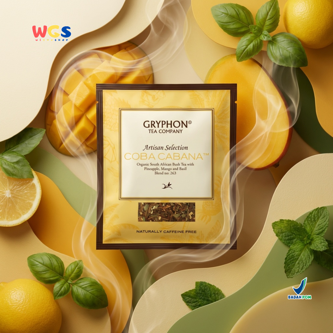 Gryphon Coba Cabana Artisan Selection - Bush Tea dengan Pineapple, Mango & Basil Tanpa Kafein