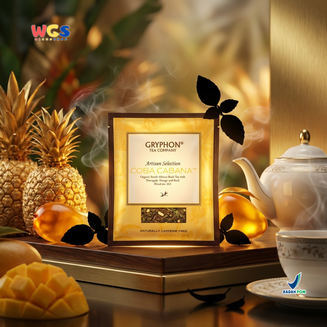 Gryphon Coba Cabana Artisan Selection - Bush Tea dengan Pineapple, Mango & Basil Tanpa Kafein