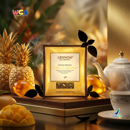 Gryphon Coba Cabana Artisan Selection - Bush Tea dengan Pineapple, Mango & Basil Tanpa Kafein