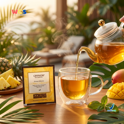 Gryphon Coba Cabana Artisan Selection - Bush Tea dengan Pineapple, Mango & Basil Tanpa Kafein