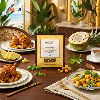 Gryphon Coba Cabana Artisan Selection - Bush Tea dengan Pineapple, Mango & Basil Tanpa Kafein