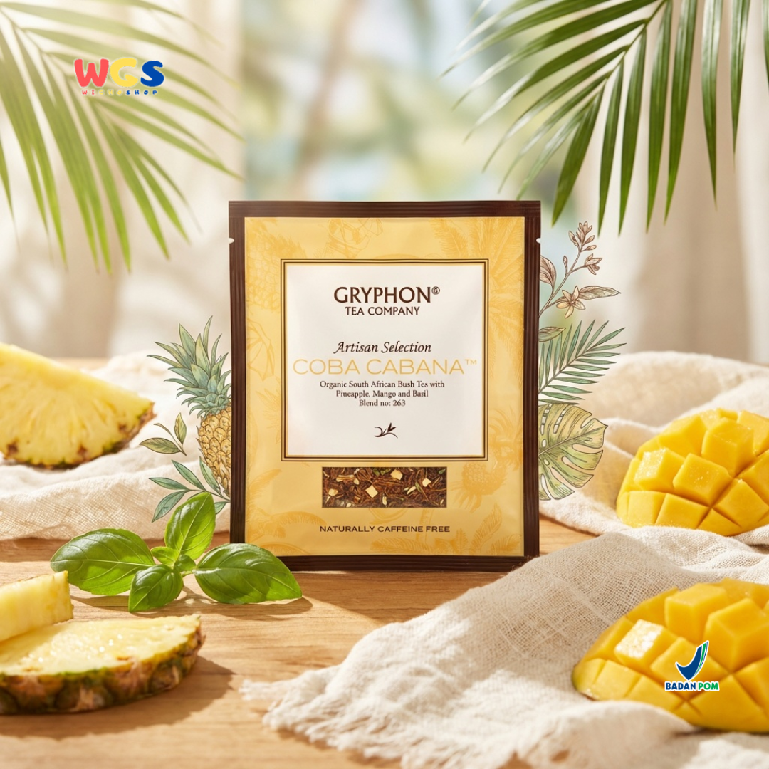 Gryphon Coba Cabana Artisan Selection - Bush Tea dengan Pineapple, Mango & Basil Tanpa Kafein