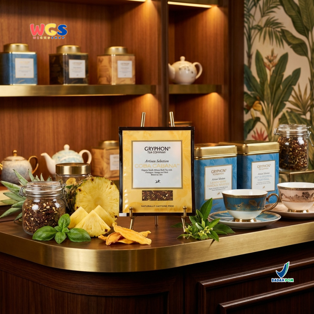 Gryphon Coba Cabana Artisan Selection - Bush Tea dengan Pineapple, Mango & Basil Tanpa Kafein