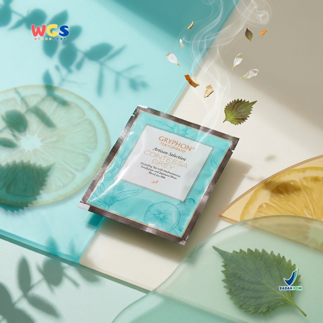 Gryphon Contessa Grey Artisan Selection - Teh Darjeeling dengan Bergamot, Eucalyptus & Shiso