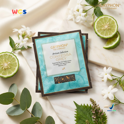 Gryphon Contessa Grey Artisan Selection - Teh Darjeeling dengan Bergamot, Eucalyptus & Shiso