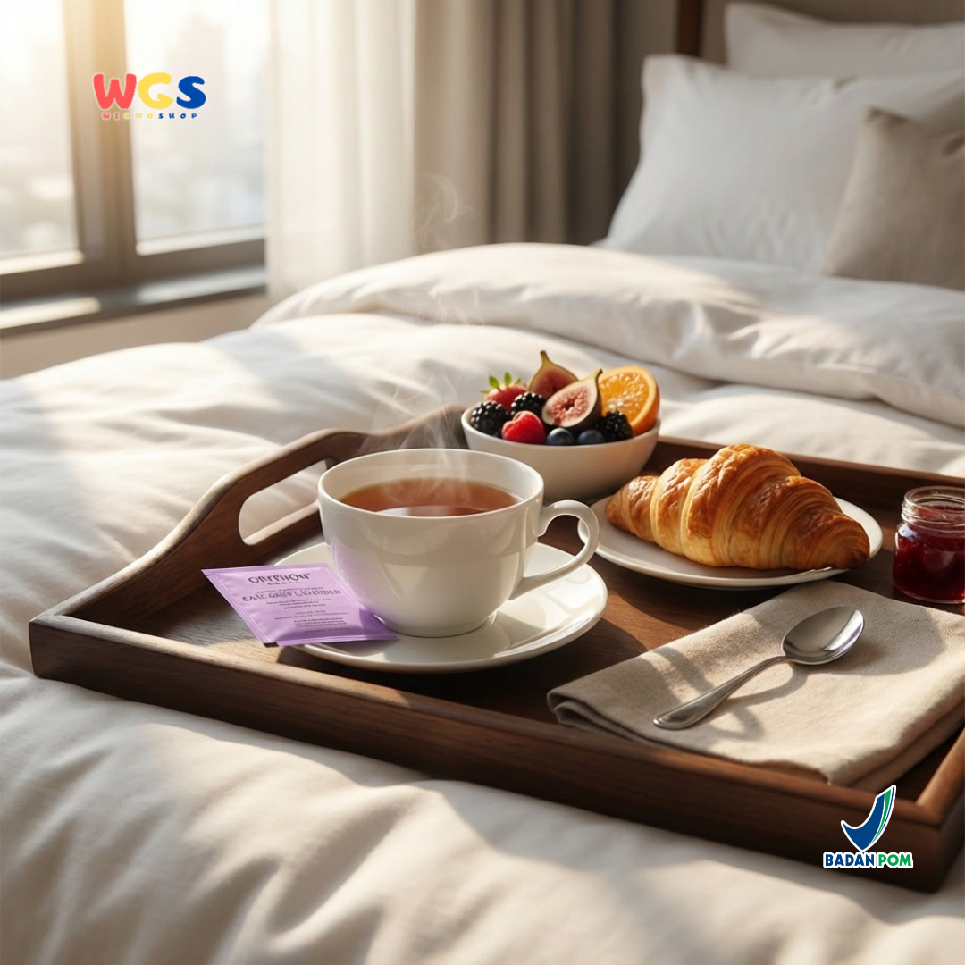 Gryphon Earl Grey Lavender Artisan Black Tea 2,5g (1 Sachet) – Teh Hitam Bergamot & Lavender