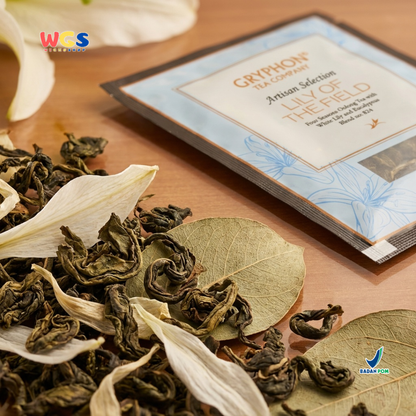 Gryphon Lily of The Field Oolong Tea Artisan Selection 3.5g Per Sachet – Premium Lily Oolong Tea