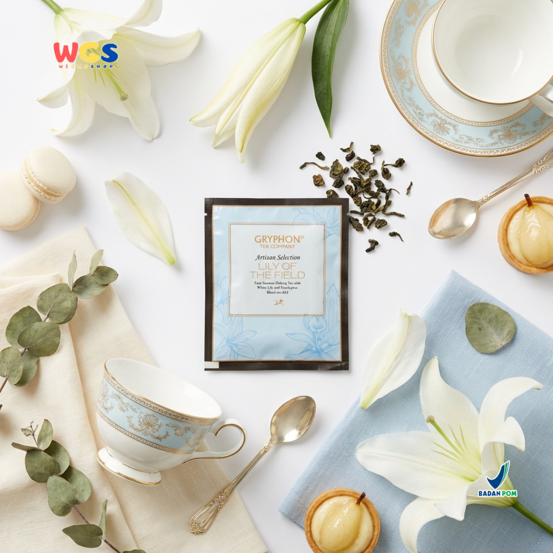 Gryphon Lily of The Field Oolong Tea Artisan Selection 3.5g Per Sachet – Premium Lily Oolong Tea