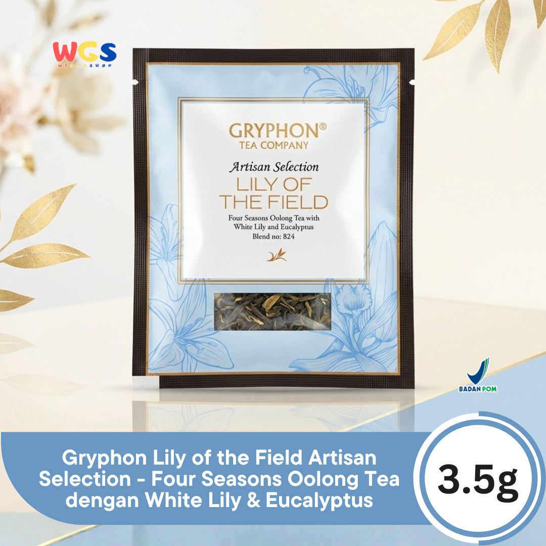 Gryphon Lily of The Field Oolong Tea Artisan Selection 3.5g Per Sachet – Premium Lily Oolong Tea