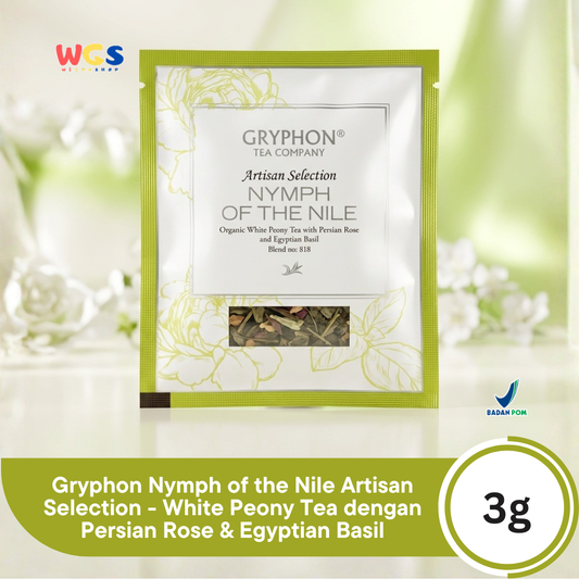 Gryphon Nymph of the Nile Artisan Selection - White Peony Tea dengan Persian Rose & Egyptian Basil
