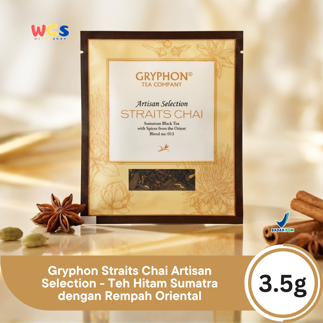 Gryphon Straits Chai Artisan Selection - Teh Hitam Sumatra dengan Rempah Oriental