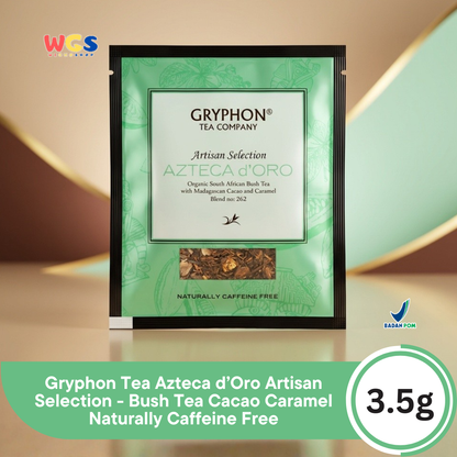 Gryphon Tea Azteca d’Oro Artisan Selection - Bush Tea Cacao Caramel Naturally Caffeine Free