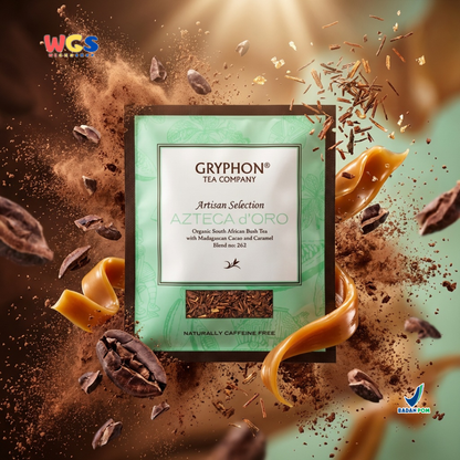 Gryphon Tea Azteca d’Oro Artisan Selection - Bush Tea Cacao Caramel Naturally Caffeine Free