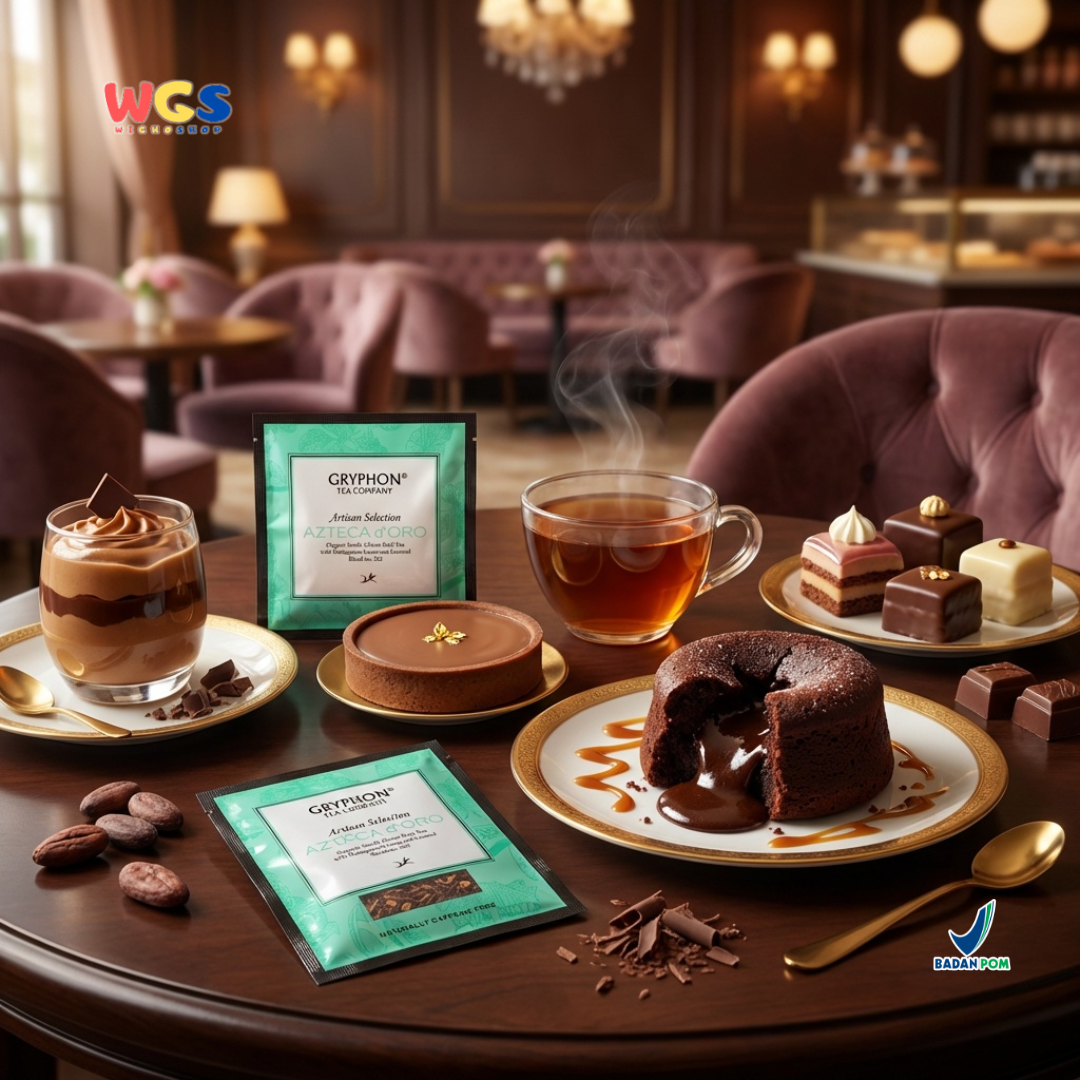 Gryphon Tea Azteca d’Oro Artisan Selection - Bush Tea Cacao Caramel Naturally Caffeine Free