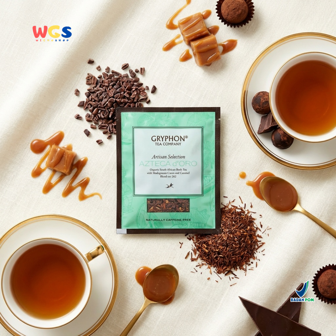 Gryphon Tea Azteca d’Oro Artisan Selection - Bush Tea Cacao Caramel Naturally Caffeine Free