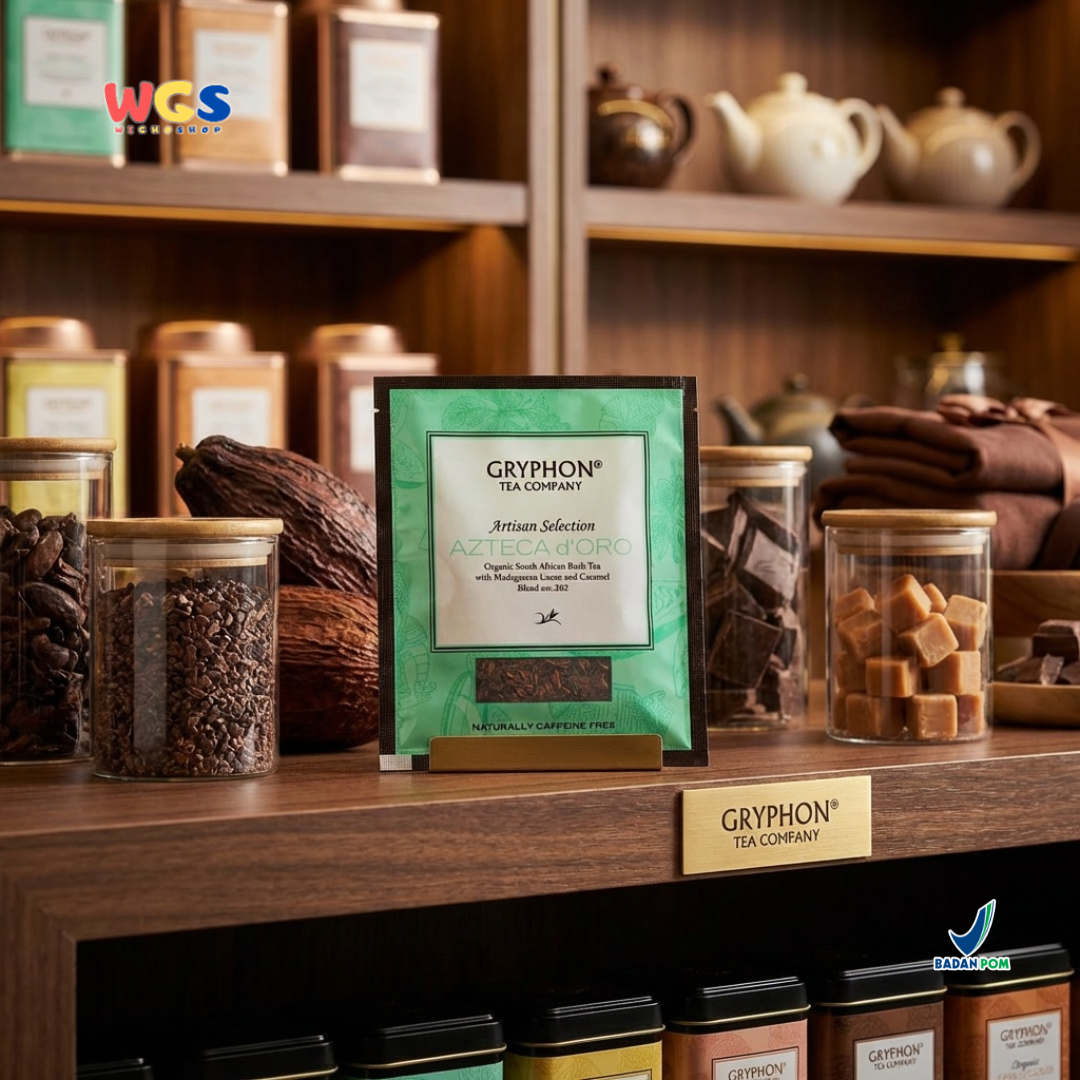 Gryphon Tea Azteca d’Oro Artisan Selection - Bush Tea Cacao Caramel Naturally Caffeine Free