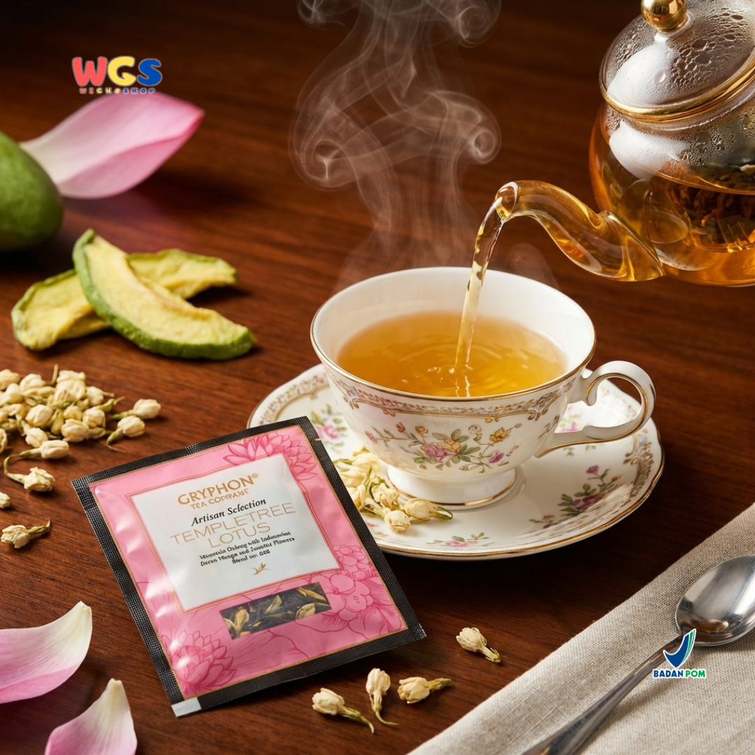 Gryphon Templetree Lotus Artisan Selection - Mountain Oolong dengan Green Mango & Jasmine Flowers