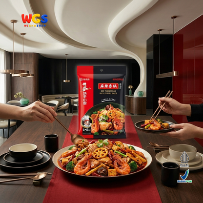 Haidilao Spicy Stir Fry Sauce 220g - Bumbu Mala Xiang Guo Tumis Pedas Dry Hotpot untuk 3-5 Orang