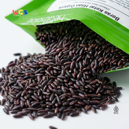 Healthy Choice Beras Ketan Hitam Organik 500g – Organic Black Glutinous Rice