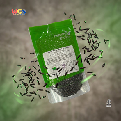 Healthy Choice Beras Ketan Hitam Organik 500g – Organic Black Glutinous Rice