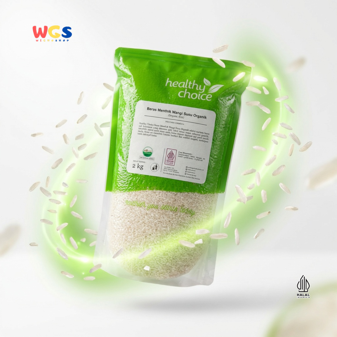 Healthy Choice Beras Mentik Wangi Susu Organik 2kg – Beras Pulen Premium