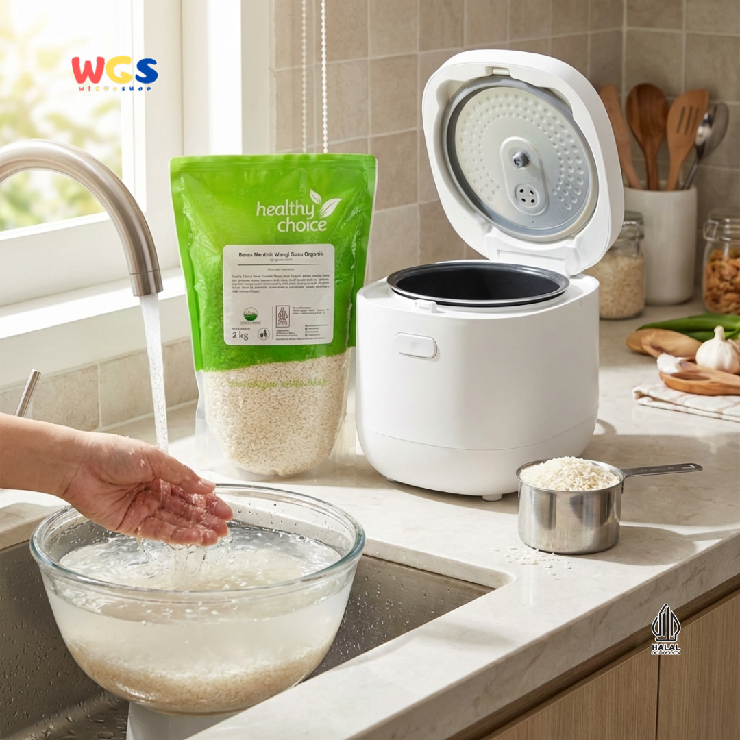 Healthy Choice Beras Mentik Wangi Susu Organik 2kg – Beras Pulen Premium