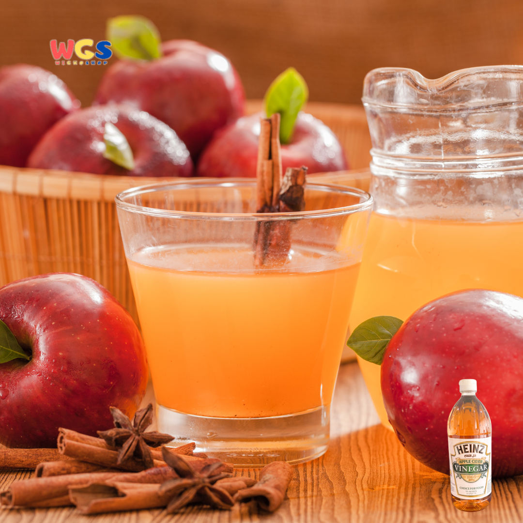 Heinz Apple Cider Vinegar 473ml - Cuka Apel Murni untuk Kesehatan, Kuliner, dan Perawatan Alami