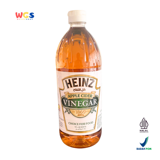 Heinz Apple Cider Vinegar 946ml - Cuka Apel Murni untuk Kesehatan dan Kuliner