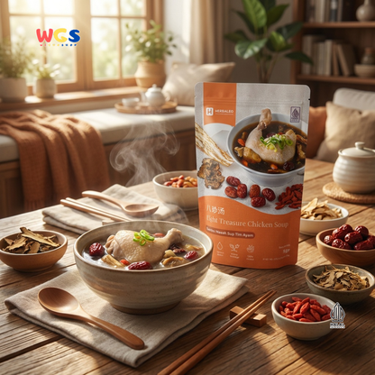 Herbaleo Eight Treasure Chicken Soup 90g - Bumbu Masak Sup Tim Ayam Herbal Halal