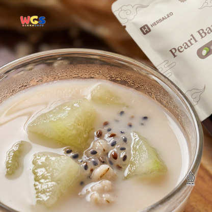 Herbaleo Pearl Barley Drink 275g - Minuman Barli Herbal dengan Manisan Buah Kundur Halal