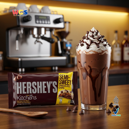 Hershey's Kitchens Semi-Sweet Chocolate Chips 285g - Cokelat Chip Choco Chips Baking Cookies Brownies Cake Muffin Topping Dessert Es Krim Pancake Roti