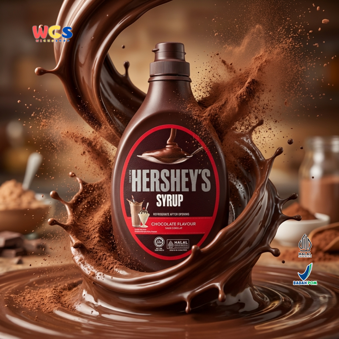 Hershey’s Syrup Chocolate Flavour 623g – Saus Cokelat Halal