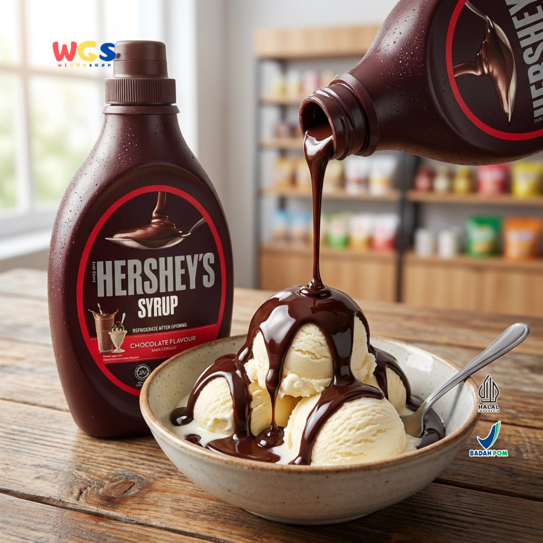 Hershey’s Syrup Chocolate Flavour 623g – Saus Cokelat Halal