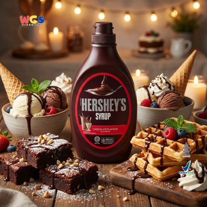 Hershey’s Syrup Chocolate Flavour 623g – Saus Cokelat Halal