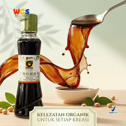 IKPS Kecap Organik 160ml - Organic Soy Sauce untuk Tumisan, Marinasi & Saus Celup