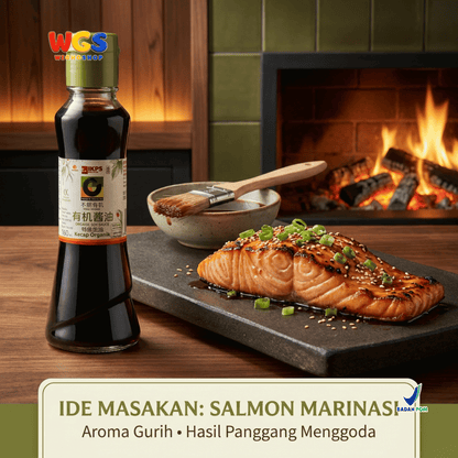 IKPS Kecap Organik 160ml - Organic Soy Sauce untuk Tumisan, Marinasi & Saus Celup