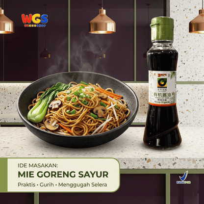 IKPS Kecap Organik 160ml - Organic Soy Sauce untuk Tumisan, Marinasi & Saus Celup
